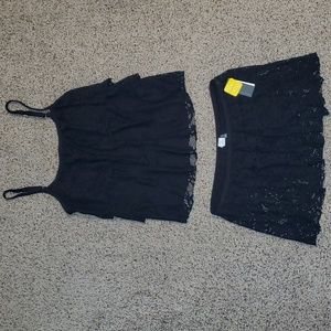 Kenneth Cole Reaction Swimwear 2 Piece  Tankini & Skirt Bikini Bottom Sw…